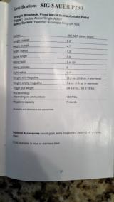 SIG P230 PISTOL 380ACP MADE IN GERMANY 2 MAGAZINES, HOLSTER, AND CASE - 13 of 13