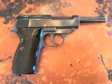 RARE WALTHER P38 9MM 1942 COLLECTORS INSCRIBED HOLSTER WITH BELT AND BUCKLE, 2 MAGAZINES - 3 of 15