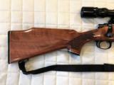 REMINGTON 700 BDL 243, BUSHNELL 3X9, SEE THRU RINGS, SLING, MFG 1988 - 7 of 11