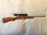 MARLIN 25 MNSS 22WMR DUCKS UNLIMTED STAINLESS EDITION, 4X SCOPE, LIKE NEW - 1 of 13