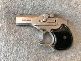 HIGH STANDARD 22 MAG DERRINGER SATIN NICKEL AND HOLSTER - 1 of 10