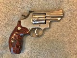 SMITH & WESSON MODEL 19-3 2 1/2 IN 357 MAG SNUB NICKEL - 7 of 10