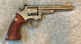 SMITH & WESSON MODEL 19-5 NICKEL 6IN 357 MAGNUM - 2 of 9
