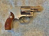 SMITH & WESSON MODEL 38 AIRWEIGHT NICKEL 38 SPL - 3 of 10
