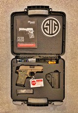 SIG SAUER P 238 SCORPION 380 AUTO 2 MAGS NIGHT SIGHTS - 1 of 10