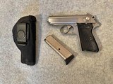 WALTHER PPK/S STAINLESS 380 ACP MADE IN USA - 1 of 7