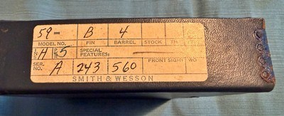 SMITH & WESSON MODEL 59 SEMI AUTO 9MM PISTOL - Image 3 of 8