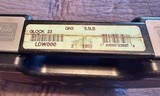 GLOCK 23 NIGHT SIGHTS 40 S&W ORIGINAL BOX - Image 3 of 9