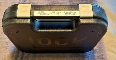 GLOCK 43X 9 MM, 3 MAGS & ORIGINAL BOX & NIGHT SIGHTS