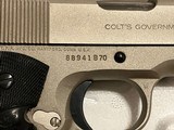 Colt 1981 series 70 Government Model 1911 .45 auto satin nickel finish NIB - 4 of 9