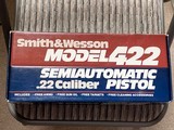 Smith & Wesson model 422 22 Long Rifle 1987 Promo Unfired in Box - 9 of 10