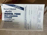 Marlin model 70HC semi auto rifle 22LR 70 22 LR Unfired Original Box NOS - 10 of 12