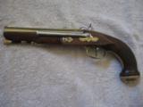 French pistol percussion 1830 NAVY OFFICER mounted while bronze - 2 of 13