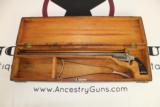 Antique Frank Wesson 1870 Pocket Rifle with Case / Scarce Matching Numbered Shoulder Stock and Case! - 1 of 17