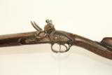 1700s Engraved Belgian Flintlock Double Barrel Shotgun with Carved Stock - 15 of 17