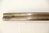 1700s Engraved Belgian Flintlock Double Barrel Shotgun with Carved Stock - 11 of 17
