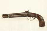 Rare Antique Double Barrel Kentucky Pistol circa 1840 - 7 of 9