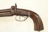 Rare Antique Double Barrel Kentucky Pistol circa 1840 - 8 of 9