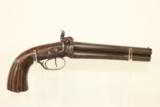 Rare Antique Double Barrel Kentucky Pistol circa 1840 - 1 of 9
