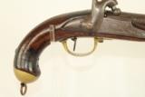 Antique French Model 1822 Martially Marked Percussion Pistol St. Etienne France - 4 of 17
