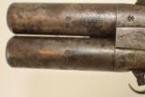 Antique Engraved English Boxlock Swivel Barrel Percussion Pistol - 5 of 6