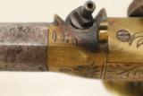 A favorite ofPresident Andrew Jackson / Antique Engraved Brass Taratt of London Percussion Pistol - 15 of 15
