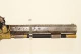 A favorite ofPresident Andrew Jackson / Antique Engraved Brass Taratt of London Percussion Pistol - 5 of 15