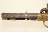 A favorite ofPresident Andrew Jackson / Antique Engraved Brass Taratt of London Percussion Pistol - 9 of 15