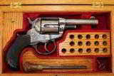 Antique Pall Mall COLT 1877 Lightning Double Action Revolver Cased with Accoutrements - 2 of 11