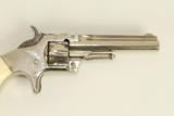 1868-1881 Antique Smith & Wesson Number 1 Revolver .22 / Wonderful Little Shooter with Bone Grips - 7 of 11