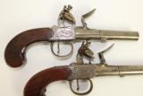 Antique 1770s Jackson of Tenterden English Flintlock Pistols Revolutionary War Era Cased Matching Pistols - 6 of 11