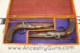 Antique 1800s Brescian Crescenzio Dueling Percussion Matching Pistols Italian Made - 1 of 15
