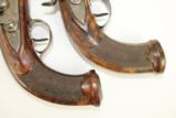 Antique 1800s Brescian Crescenzio Dueling Percussion Matching Pistols Italian Made - 5 of 15