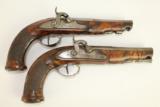 Antique 1800s Brescian Crescenzio Dueling Percussion Matching Pistols Italian Made - 3 of 15