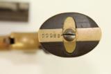 Antique 1859 Sharps Model 1 Pepperbox Civil War with BEAUTIFUL Gutta Percha Grips & Brass Frame - 9 of 9