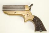 Antique 1859 Sharps Model 1 Pepperbox Civil War with BEAUTIFUL Gutta Percha Grips & Brass Frame - 5 of 9