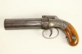 Antique 1830-1865 Allen & Thurber Bar Hammer Pepperbox / First American Double Action Revolving Pistol - 6 of 10