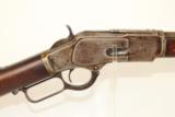 Antique Winchester Model 1873 Lever Action Carbine with Rare Short Octagonal Barrel in .32-20 - 1 of 13
