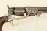 Antique Civil War Colt 1851 Navy Revolver Civil War Production With Inscription in Brass - 16 of 17