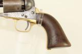 Antique Civil War Colt 1851 Navy Revolver Civil War Production With Inscription in Brass - 3 of 17