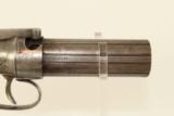 Antique 1830-1865 Allen & Thurber Bar Hammer Pepperbox First American Double Action Revolving Pistol - 5 of 22