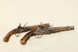 RARE Pair of Antique 18th Century Spanish Empire Military Patilla Flintlock Pistols - 4 of 25