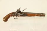 RARE Pair of Antique 18th Century Spanish Empire Military Patilla Flintlock Pistols - 7 of 25