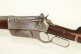 RARE Lettered Antique Winchester Flatside Model 1895 Lever Action Rifle w Lyman Peep - 5 of 19