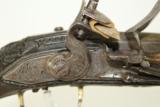 ONE OF A KIND Pair of Large Antique Ottoman Flintlock Pistols - 24 of 25