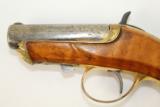 RARE DELUXE Antique Williamson Deringer Engraved and Able to Fire Rimfire or Percussion! - 4 of 14