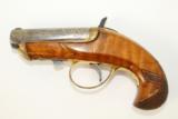 RARE DELUXE Antique Williamson Deringer Engraved and Able to Fire Rimfire or Percussion! - 1 of 14