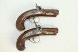 CASED Pair of HENRY DERINGER Percussion Pistols - 3 of 25