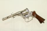 RARE Civil War Antique French Perrin 1859 Double Action Revolver with Low Serial - 3 of 14
