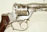 RARE Civil War Antique French Perrin 1859 Double Action Revolver with Low Serial - 8 of 14